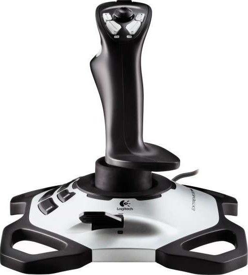 Logitech Extreme 3D PRO Joystick, 12 Programmable Buttons, 8-Way Hat Switch, Rapid-Fire Trigger, Contoured Grip, For PC Only, Black | 942-000031